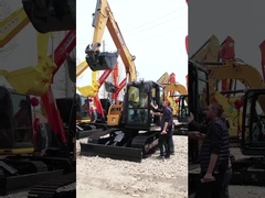 कनाडाई ग्राहक द्वारा प्रयुक्त खुदाई मशीन का परीक्षण